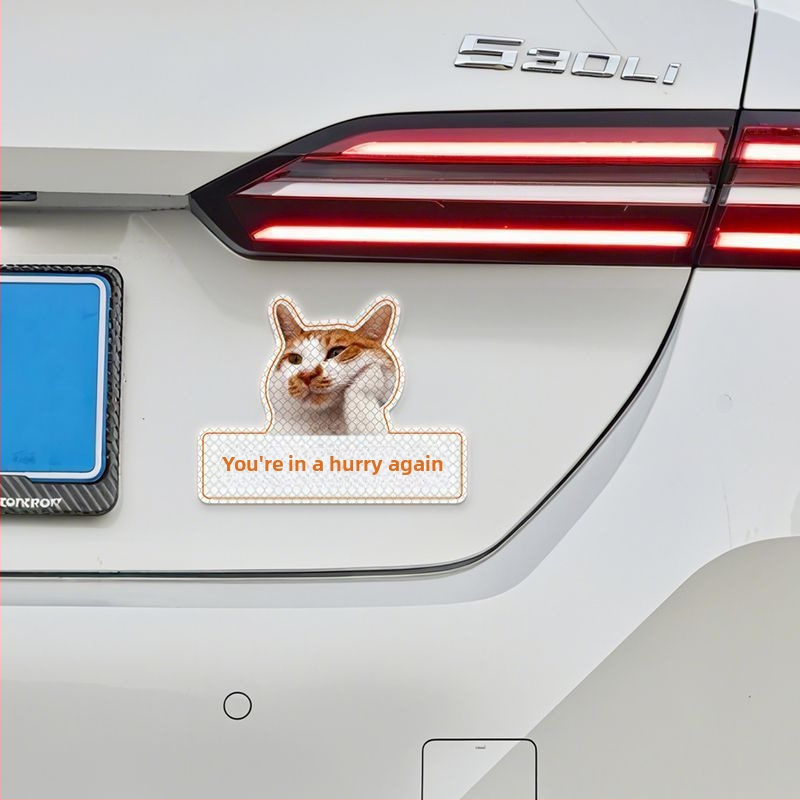 Autocolante pentru caroserie auto cu imprimeu animal, montaj cu ventuză