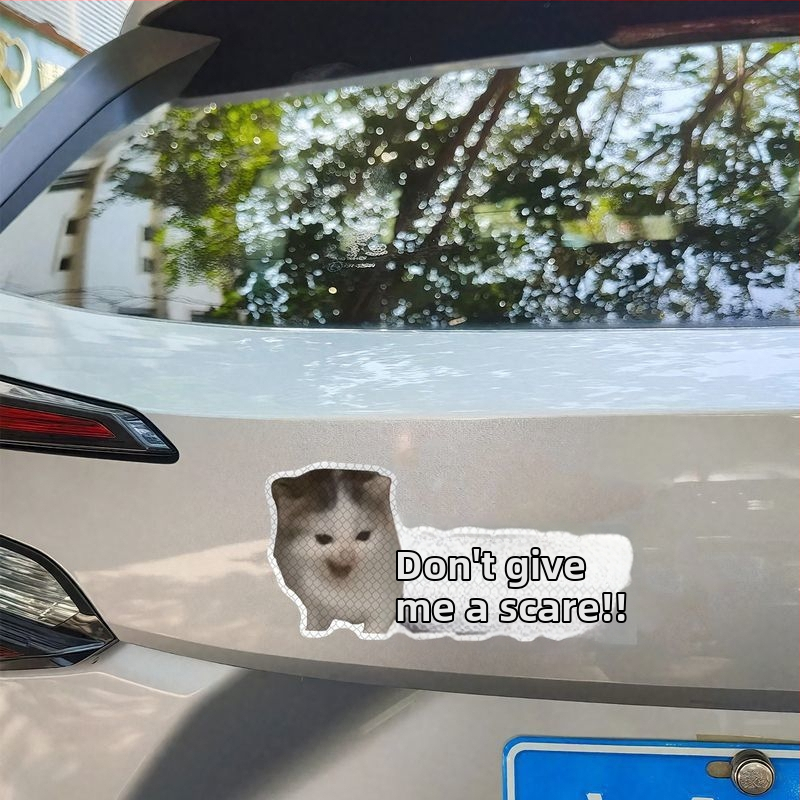 Autocolante pentru caroserie auto cu imprimeu animal, montaj cu ventuză