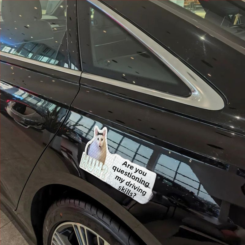 Autocolante pentru caroserie auto cu imprimeu animal, montaj cu ventuză