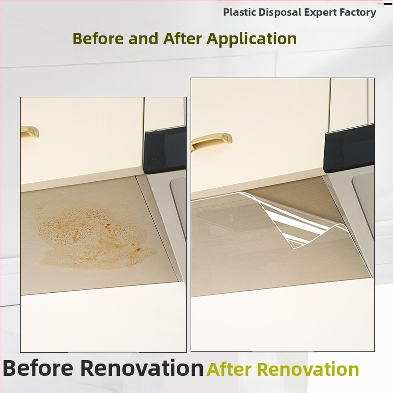 Стенен водоустойчив стикер за кухненски шкафове | полипропилен, водо- и маслоустойчив, влагоустойчив | стил: прост и модерен, плосък дизайн