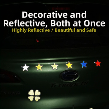 Shiny stickere reflectorizante cu diamante pentru mașini - adeziv cu strasuri, autocolant autoadeziv, model diamant