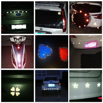 Shiny stickere reflectorizante cu diamante pentru mașini - adeziv cu strasuri, autocolant autoadeziv, model diamant