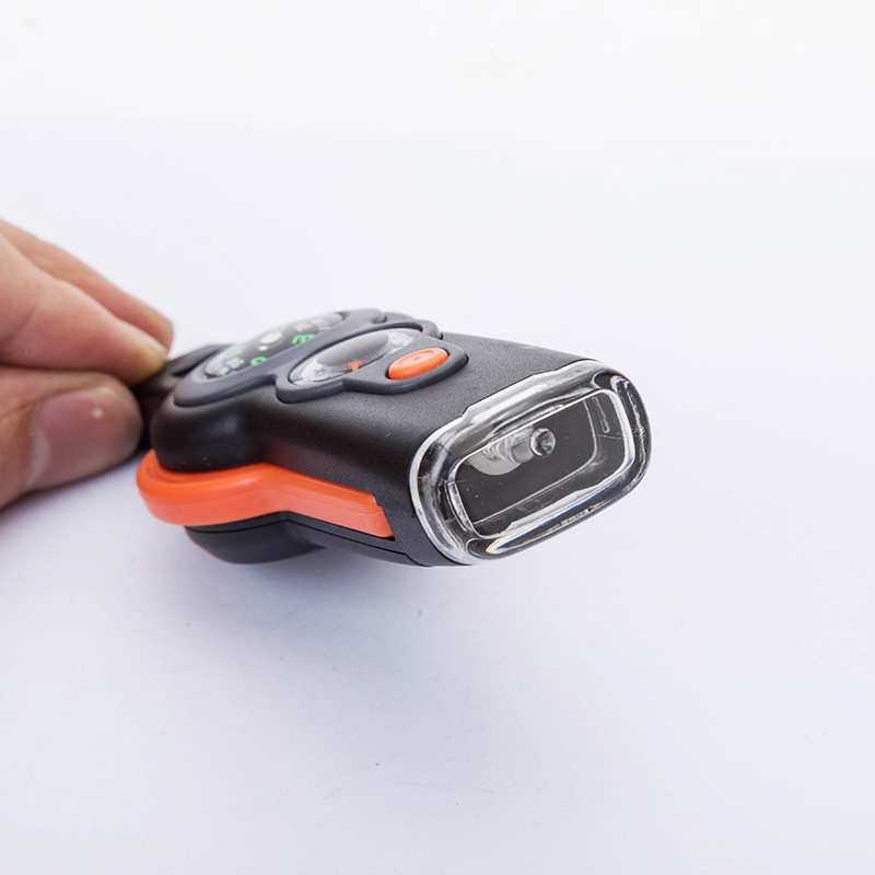 7-u-1 zviždaljka za preživljavanje s LED svjetlom, kompasom i termometrom — ABS materijal