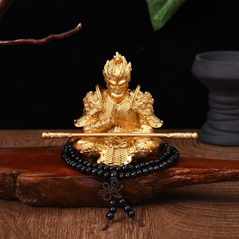 Sun Wukong figurica od smole – nacionalni trend stil, figurica za auto, dnevni boravak ili ured, poklon Tea Pet