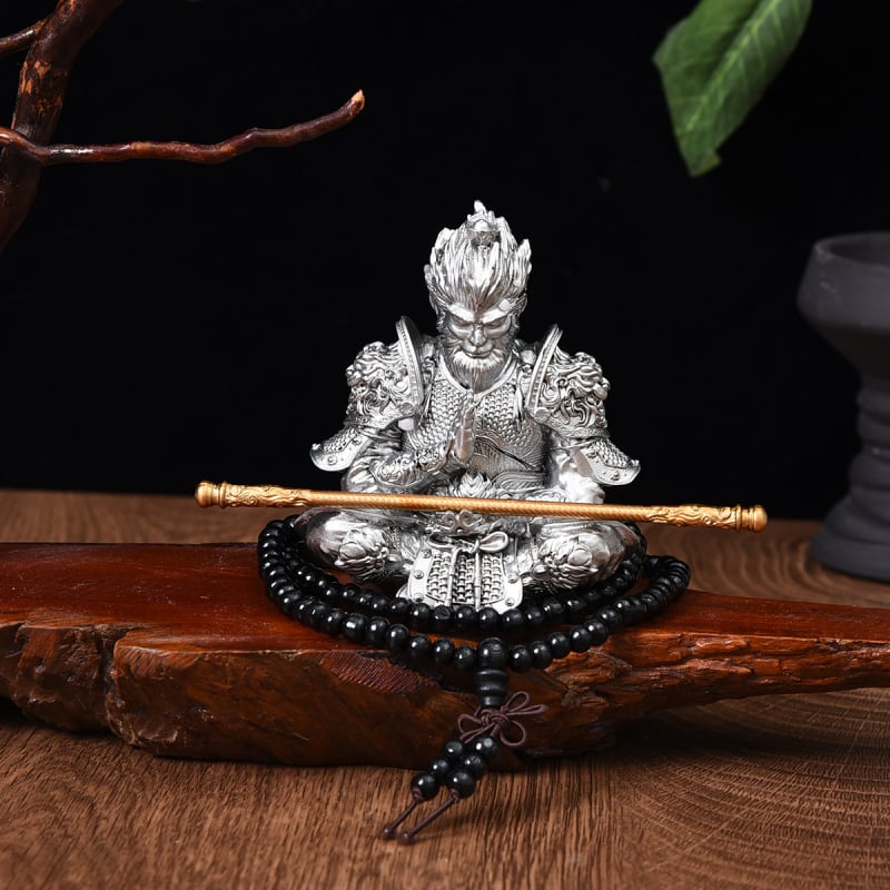 Sun Wukong figurica od smole – nacionalni trend stil, figurica za auto, dnevni boravak ili ured, poklon Tea Pet