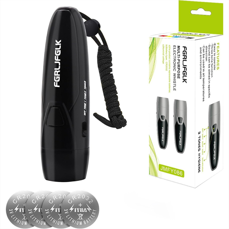 Електронна свирка за съдии – ABS, кутия 100 броя, възможност за печат на лого, персонализиране, подходяща за футбол, баскетбол, тенис на маса, бадминтон и плуване