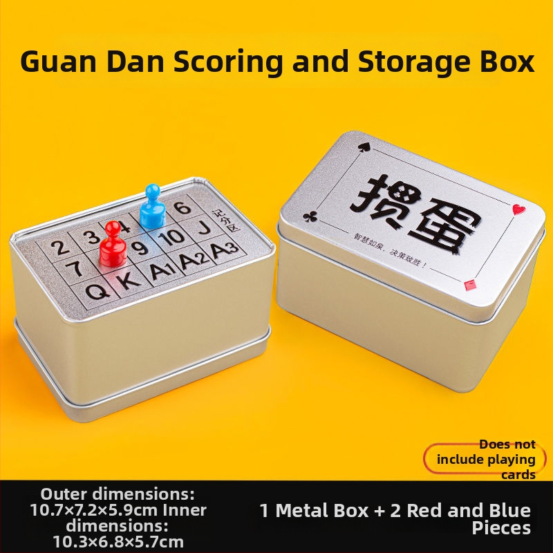 Egg-Breaking Box na skladovanie a zapisovanie bodov – dvojúčelová kartová škatuľa, vodotesná a prachotesná