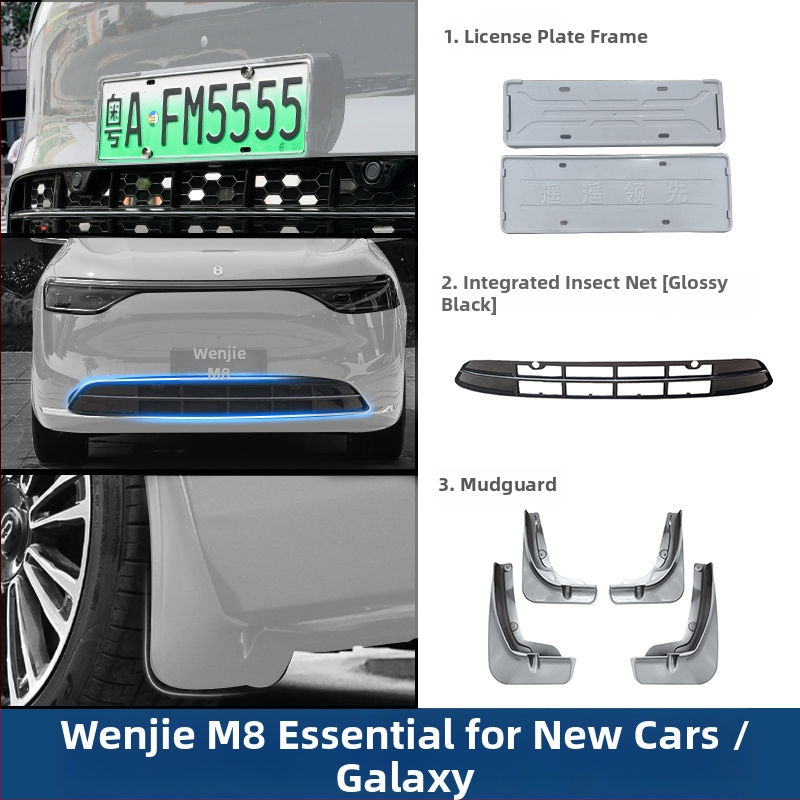 Control ze ABS plastový blatník pre Wenjie M8 – predný blatník na koleso, kompatibilný s Ask the World M8