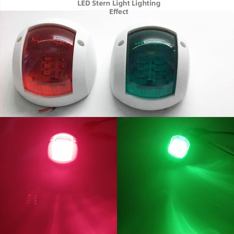 LED lodné navigačné svetlá Borode, PC materiál, kód Brd040402, potápačské osvetlenie