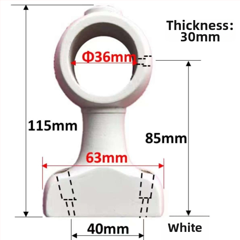 Drevená základňa držiaka závesu s dekoratívnym čelom – jednoprútikové a dvojprútikové konzoly, univerzálne použitie, moderný minimalistický štýl