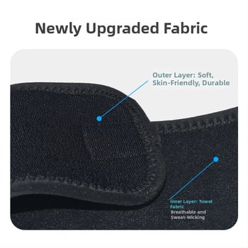 Protecție pentru încheietură cu sprijin articular — bandă pentru încheietura pentru baschet și fitness (fibre de poliester, nailon, fibră elastică dienă; universal)