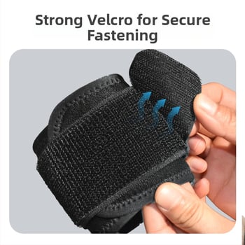 Protecție pentru încheietură cu sprijin articular — bandă pentru încheietura pentru baschet și fitness (fibre de poliester, nailon, fibră elastică dienă; universal)