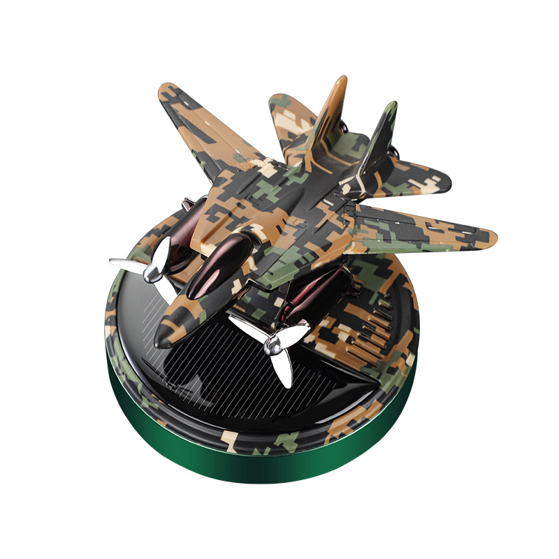 Napenergiával működő forgó autó aromaterápiás diffúzor ABS parfüm tartóval, 5–10 ml, jázmin illat, üléshez való dekoráció