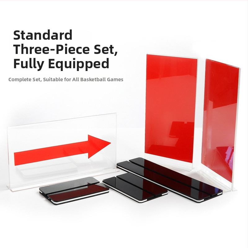 Sada ukazovateľov držania lopty v basketbale, akrylové značky, 50 súprav v balení, Kategória: Tabuľka skóre / Náhradná karta / Taktická tabuľa