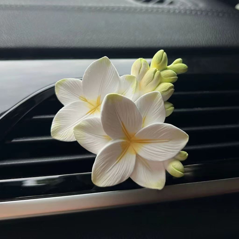 Automobilski difuzor parfema s gipkim držačem, Frezija miris, klips za otvor za ventilaciju, 5–10 ml, vrijeme isparavanja 1–15 dana