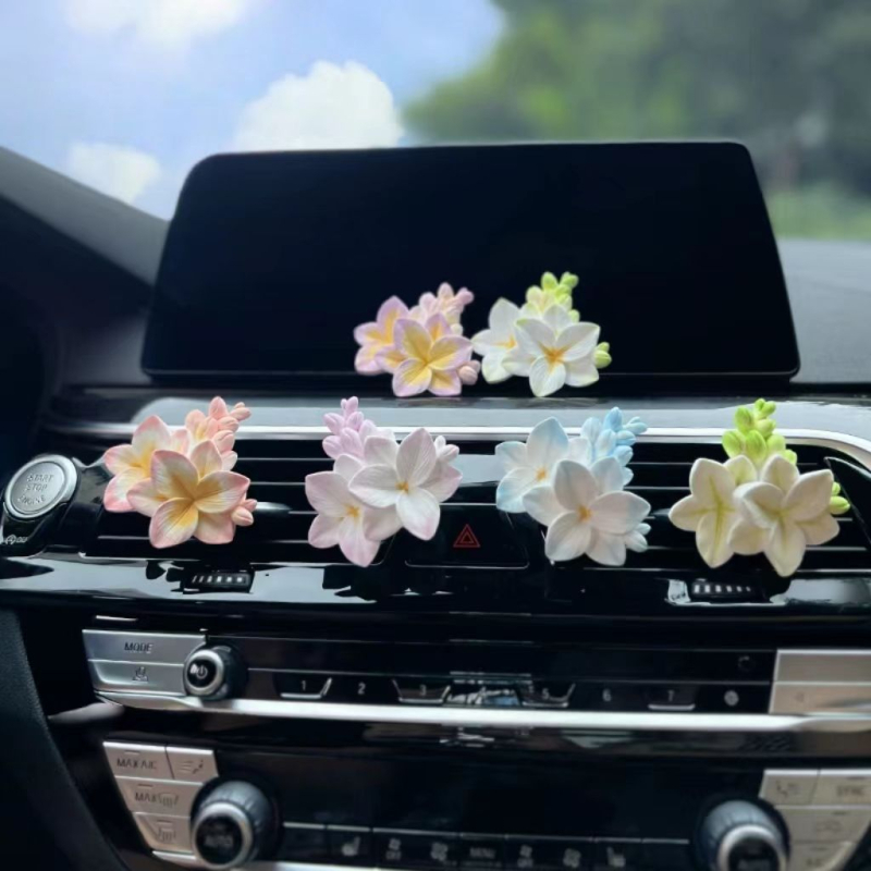 Automobilski difuzor parfema s gipkim držačem, Frezija miris, klips za otvor za ventilaciju, 5–10 ml, vrijeme isparavanja 1–15 dana