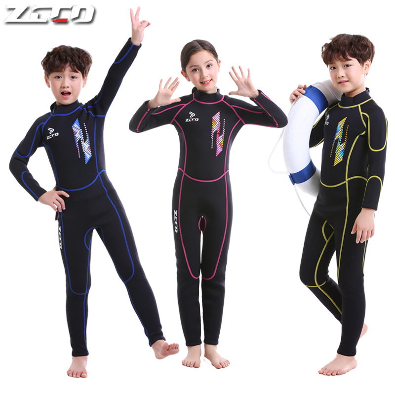Dječji neoprenski kombinezon od 2,5 mm – unisex, za plivanje i ronjenje, sve sezone, toplo