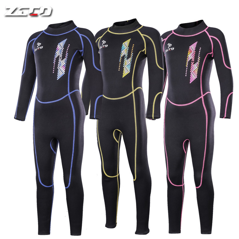 Dječji neoprenski kombinezon od 2,5 mm – unisex, za plivanje i ronjenje, sve sezone, toplo