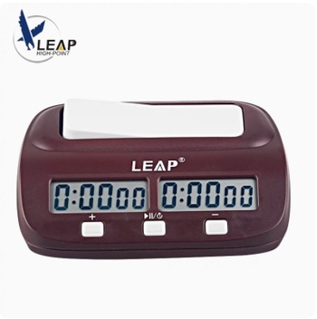 Шахматен часовник Tianfu 9907 PQ9907S (Електронно движение; Показалец + цифров дисплей; Овална форма; Корпус от смола; Батерийно захранване)