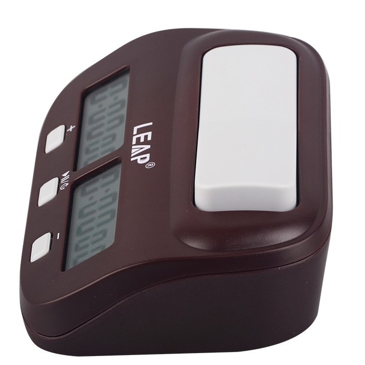 Шахматен часовник Tianfu 9907 PQ9907S (Електронно движение; Показалец + цифров дисплей; Овална форма; Корпус от смола; Батерийно захранване)