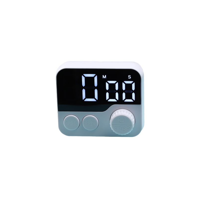 Мултифункционален въртящ се таймер с магнитна поставка, LED дисплей, хронограф (електронно движение, батерийно захранване, ABS корпус)