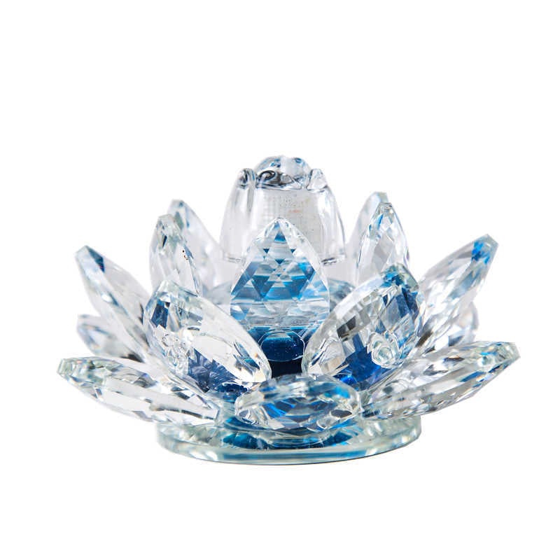 Κρυστάλλινο μπουκάλι αρώματος αυτοκινήτου με σχέδιο λωτού – αρωματοθεραπεία, διακόσμηση αυτοκινήτου - Polar Aromatherapy