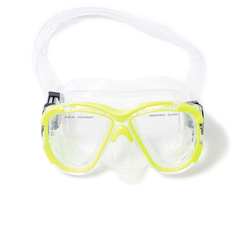 Unisex maska za snorkeling s silikonim okvirom i lećama od kaljenog stakla, mogućnost prilagodbe dioptrije, model 3266