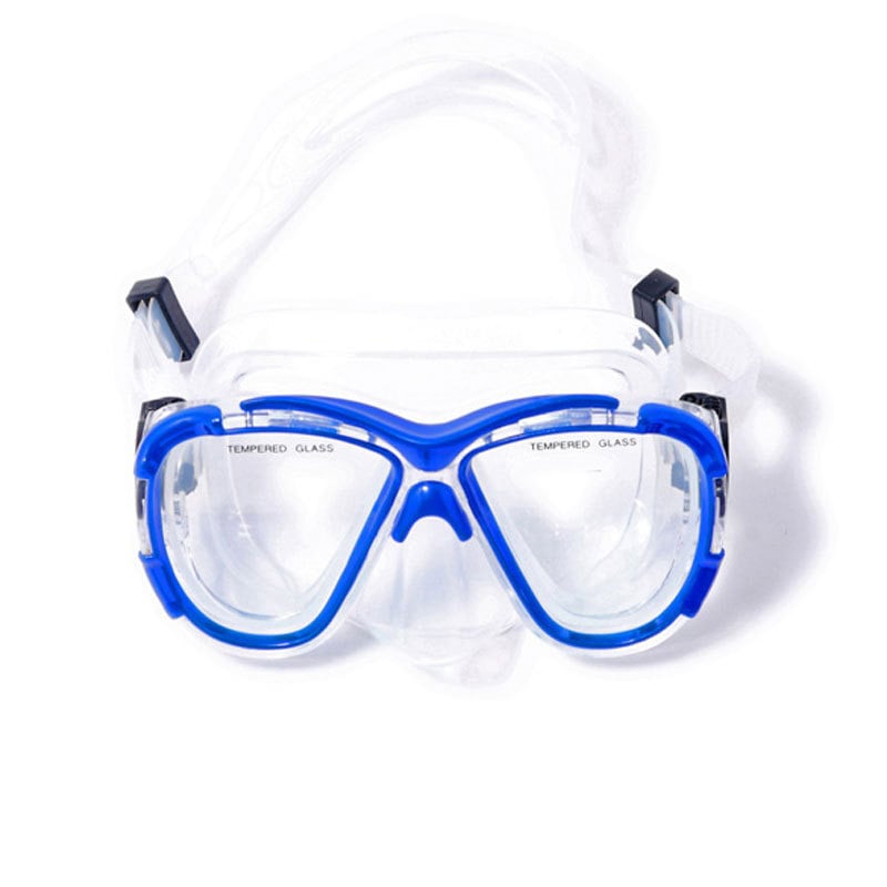 Unisex maska za snorkeling s silikonim okvirom i lećama od kaljenog stakla, mogućnost prilagodbe dioptrije, model 3266