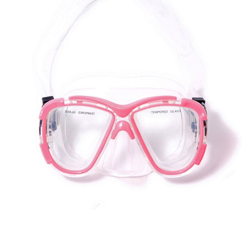 Unisex maska za snorkeling s silikonim okvirom i lećama od kaljenog stakla, mogućnost prilagodbe dioptrije, model 3266
