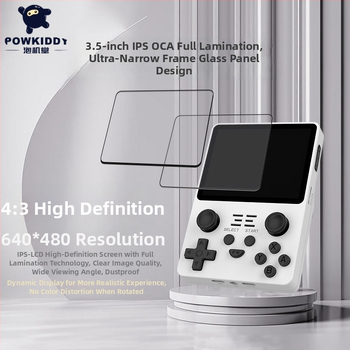POWKIDDY RGB20S prenosná open-source herná konzola, HD mini GBA arkáda s joystickom