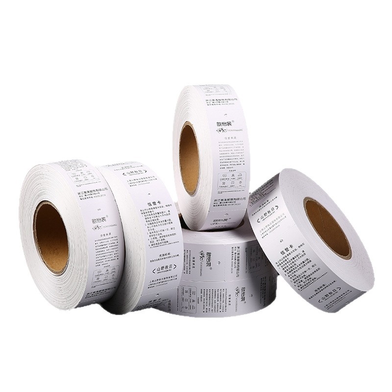 Ruhacímke nyomtató - hőpapír, digitális nyomtatás, ruhacímkékhez, Zhongtuo Packaging, származás: Wenzhou