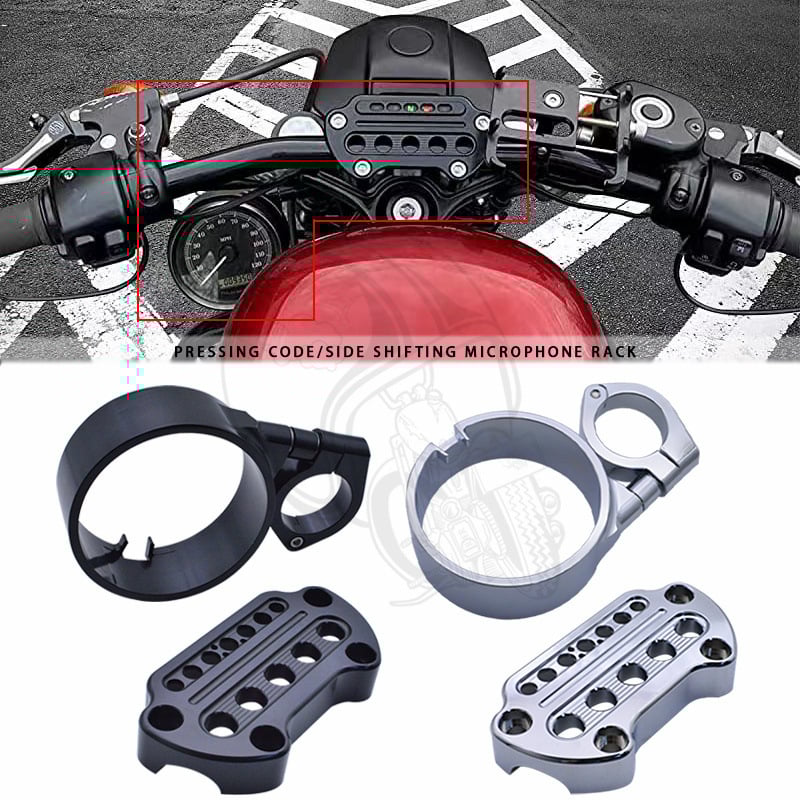 ARMIK Hl-001 Скоба за прибори за Harley Sportster (от 1993 г.) и Dyna (1993–2005), 39mm странично преместване