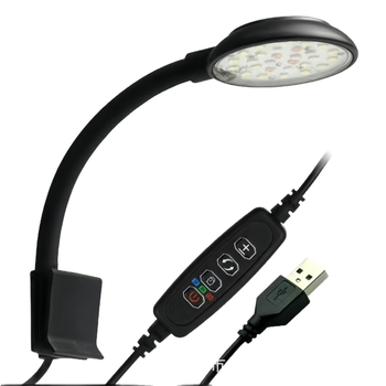 Klip LED rasvjeta za akvarij Mai Bao Mini Light Panel, potpuno spektra, USB, 7W, 150 g