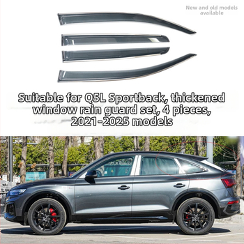 Linlie PU dažďové ochrany okien pre Audi Q5/Q5L/E‑Tron/Coupe Sportback