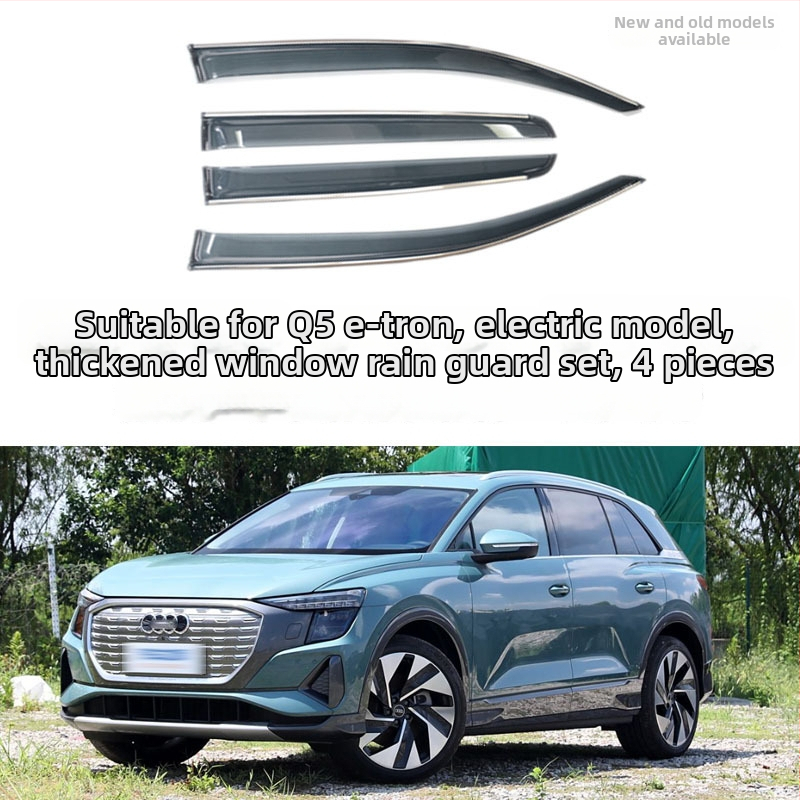 Linlie PU dažďové ochrany okien pre Audi Q5/Q5L/E‑Tron/Coupe Sportback