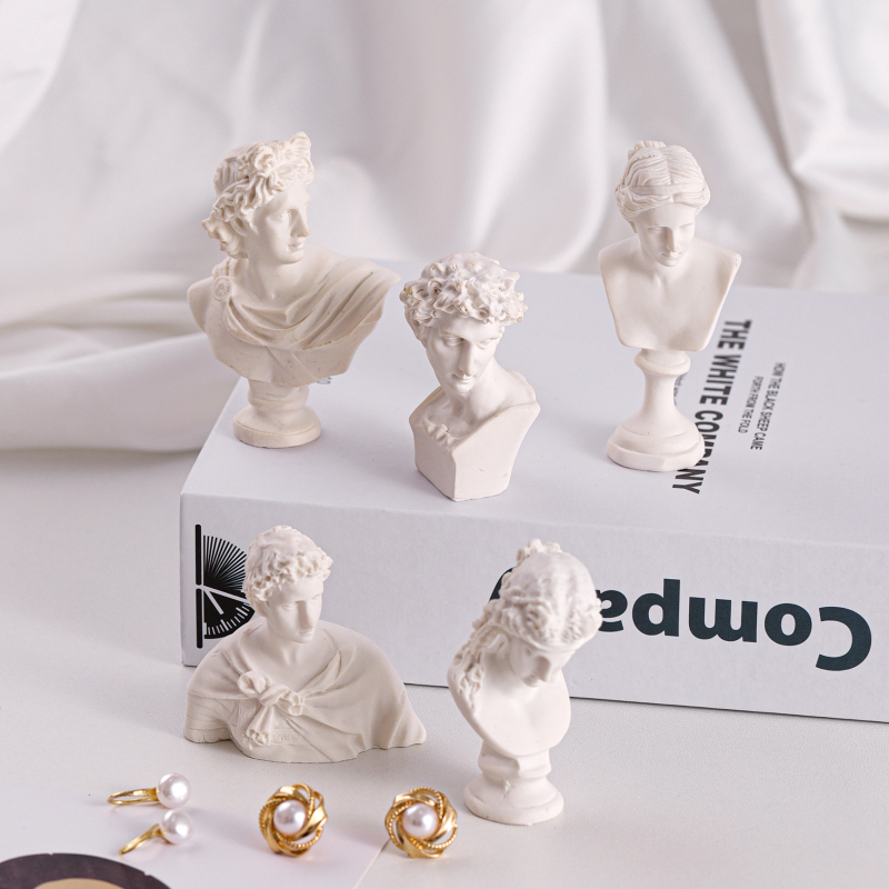 Smola портретna statua za izlaganje nakita, mini skulptura za fotografiranje proizvoda (materijal: smola; izvor: Spot; tip: pozadinski platno)