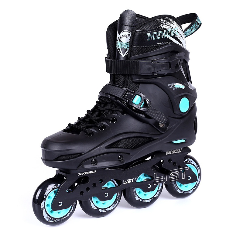Inline skates za odrasle, PVC gornji dio, PU kotači, TPR potplat, kotači u jednom redu