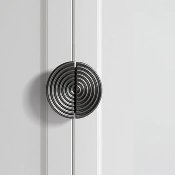 Polukružna ručka za vrata ormara od cinkove legure, moderan luksuzni dizajn