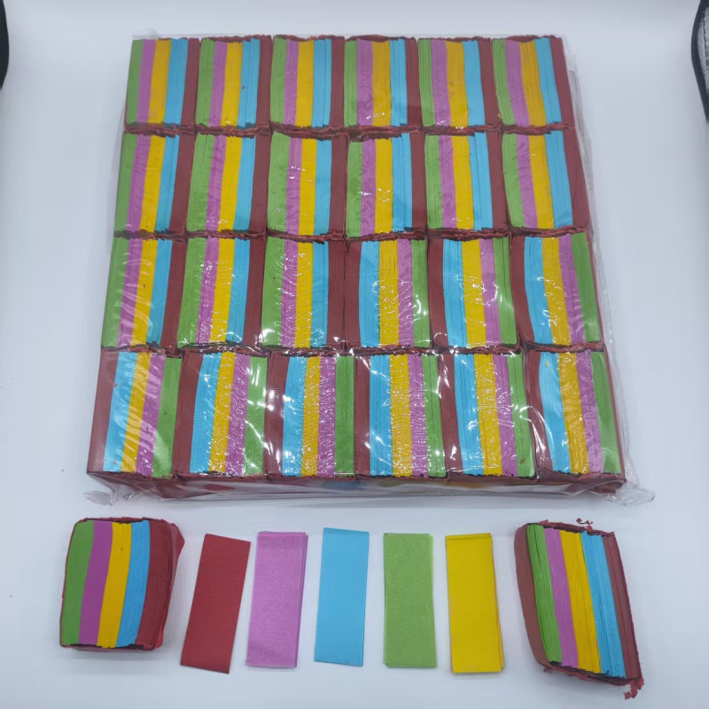 Lángálló papírból készült konfetti partikra és koncertekre, kézzel dobható, anyag: papír