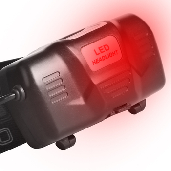 LED челна лампа за глава, ABS+алуминиева сплав, 2x18650 батерии, зарядна, LED осветление, обхват над 500 м