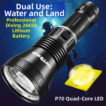 Potápačské osvetlenie - Hliníková zliatina - Značka Hunting