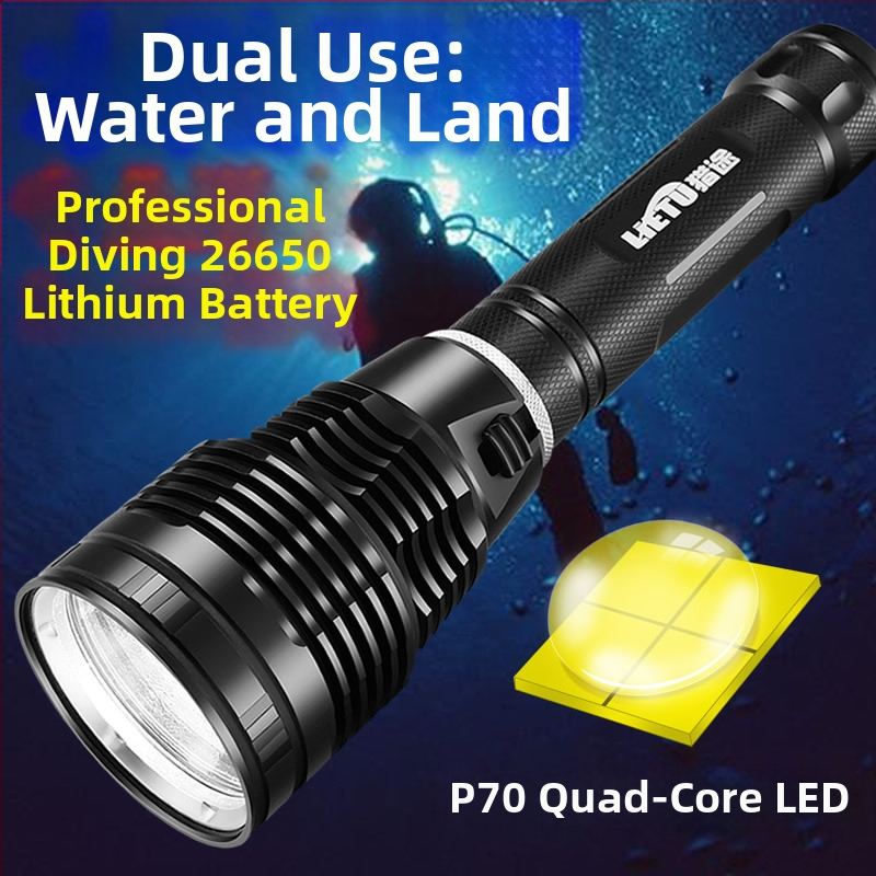 Potápačské osvetlenie - Hliníková zliatina - Značka Hunting