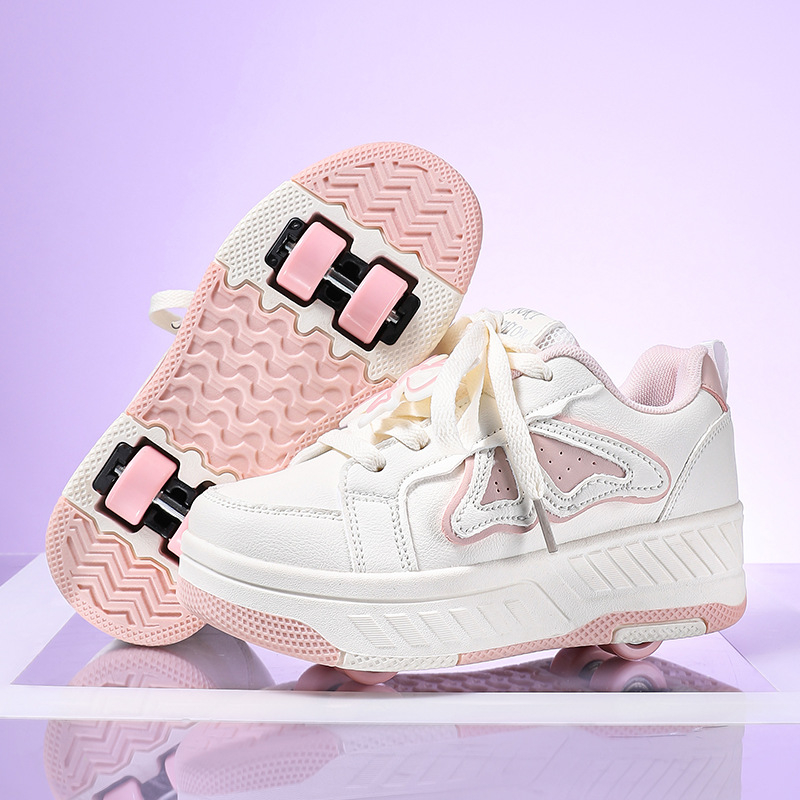 Yitu uniszex négykerekű görkorcsolya gyerekeknek – PU kerekek, Heelys-stílus