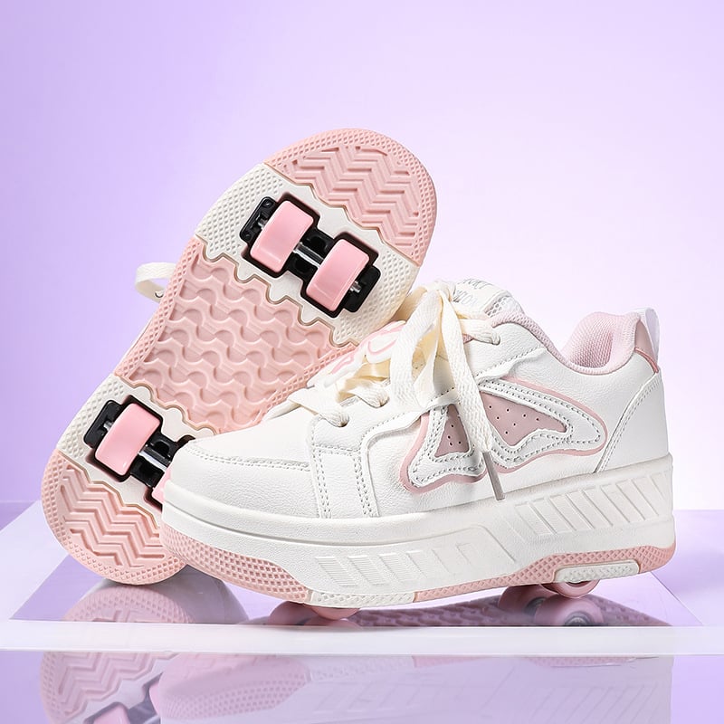 Yitu uniszex négykerekű görkorcsolya gyerekeknek – PU kerekek, Heelys-stílus