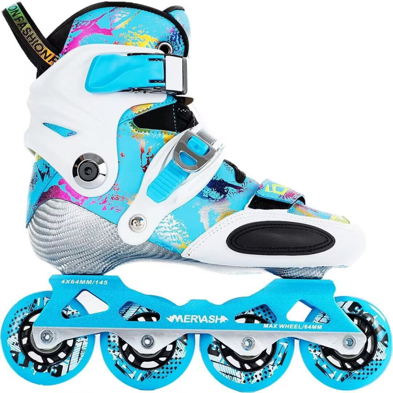 Inline skates – karbonska vlakna za trening, inline cipele s kotačima u jednom nizu, za odrasle