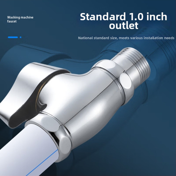 Push-type flush valve pre squat toaletu, model rýchleho otvorenia, meď, výstupný priemer 1 palec, čas splachovania 5–8 s, prevádzkový tlak 0,1–1,0 MPa