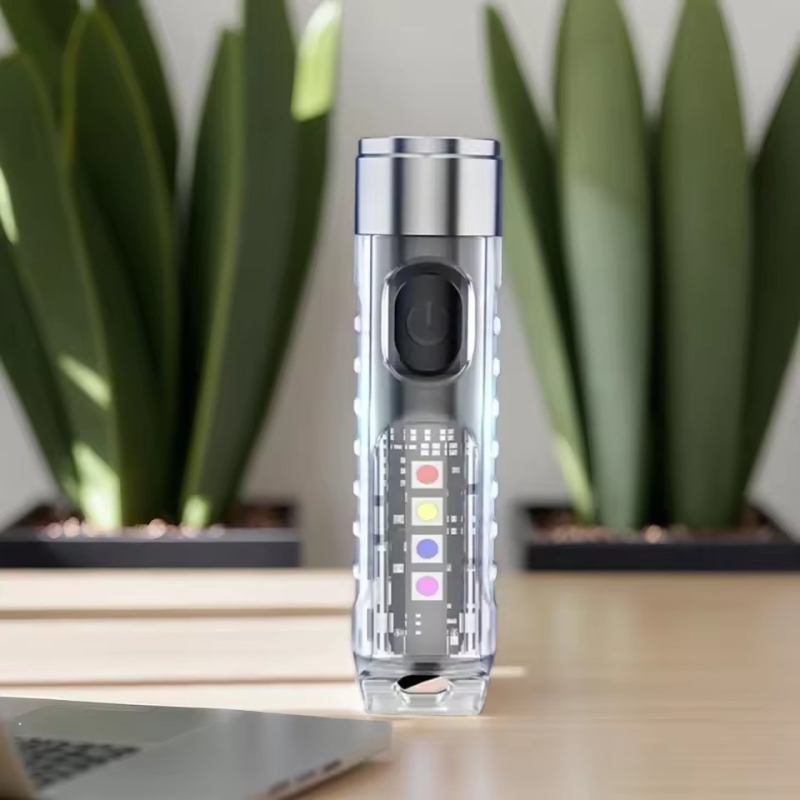 Kompaktna LED svjetiljka s ključem i magnetskim držačem, aluminijska zlitina + PC, USB punjenje, domet do 50 m, model T18