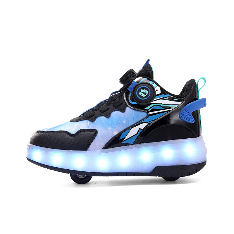 Dječje tenisice Heelys s dvostrukim redom kotača, PU kotači, brend Alinego / Ai Kui, unisex