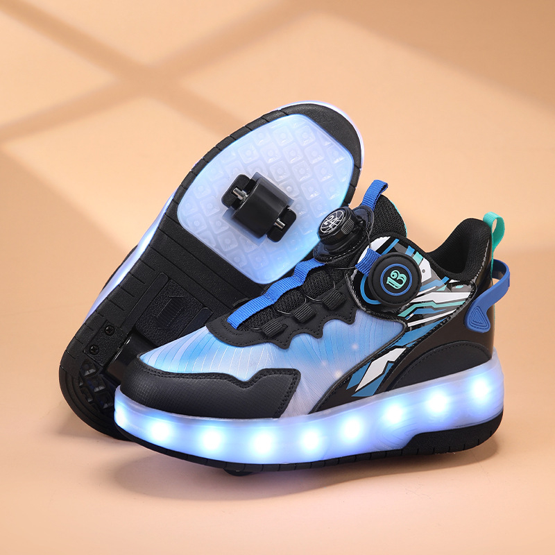 Dječje tenisice Heelys s dvostrukim redom kotača, PU kotači, brend Alinego / Ai Kui, unisex