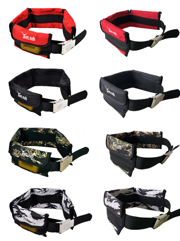 Ζώνη βυθίσεων για βάρη με 3–4 θήκες, κατασκευή από νάιλον, χωρητικότητα 30L, με επένδυση, Yon Sub